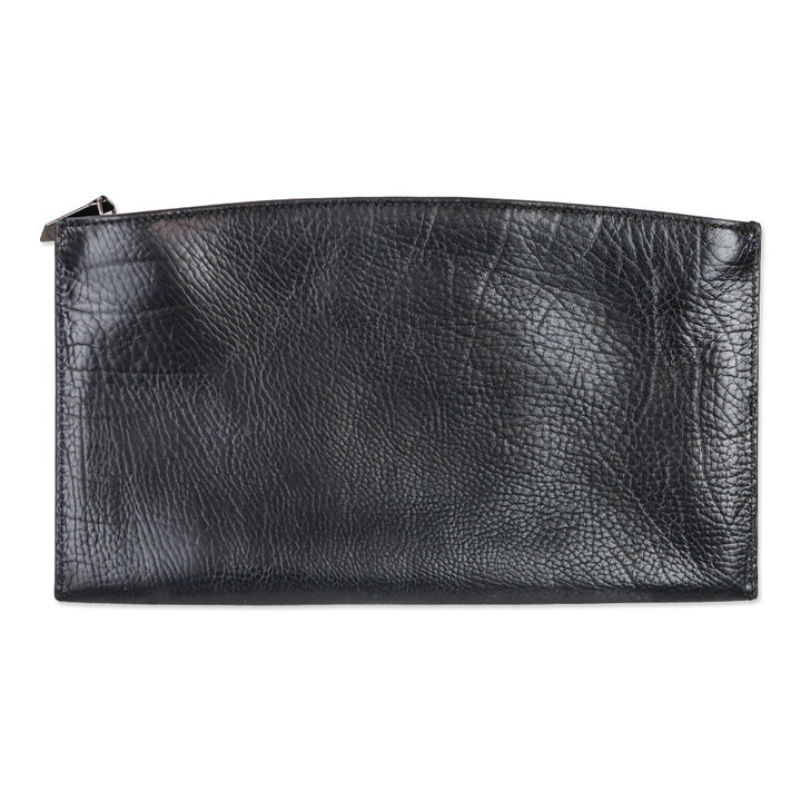 Reed Krakoff Black Grained Leather and Tan Calf Hair Atlantique Tote