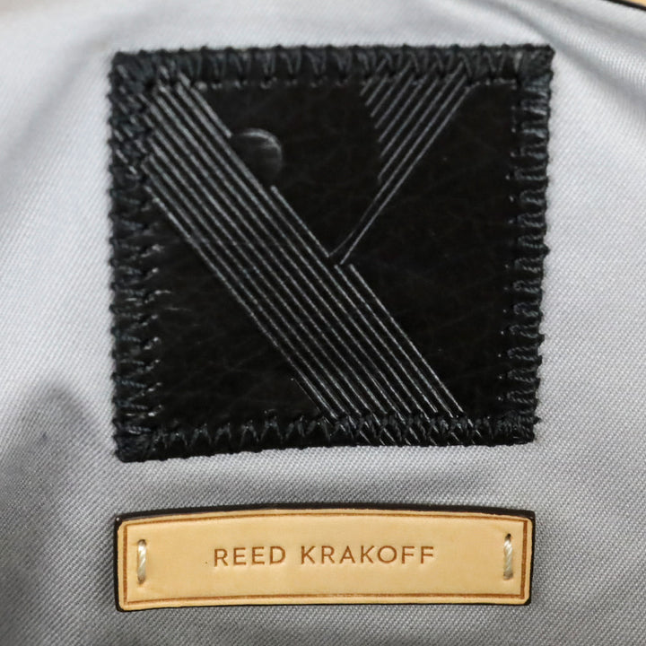 Reed Krakoff Black Grained Leather and Tan Calf Hair Atlantique Tote