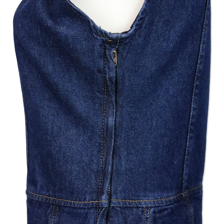 Reformation Arella Denim Sleeveless Minidress