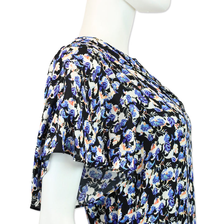 Reiss Lulu Ditsy Flippy Dress