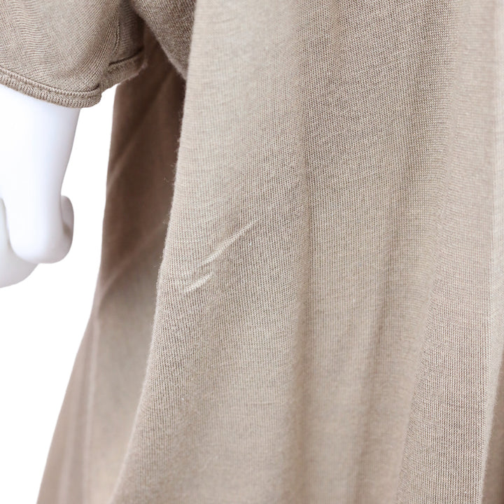 Rick Owens Island S/S 13 Beige V-Neck Batwing Caftan Dress