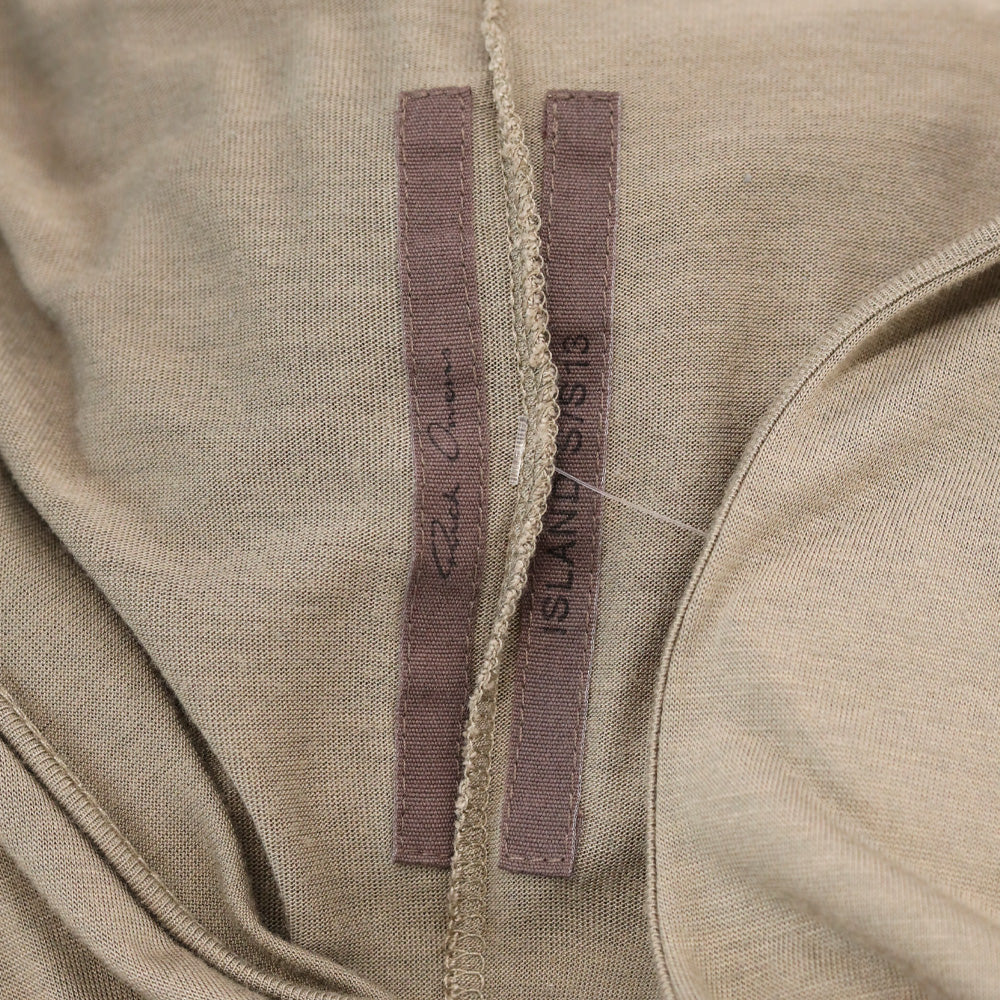 Rick Owens Island S/S 13 Beige V-Neck Batwing Caftan Dress