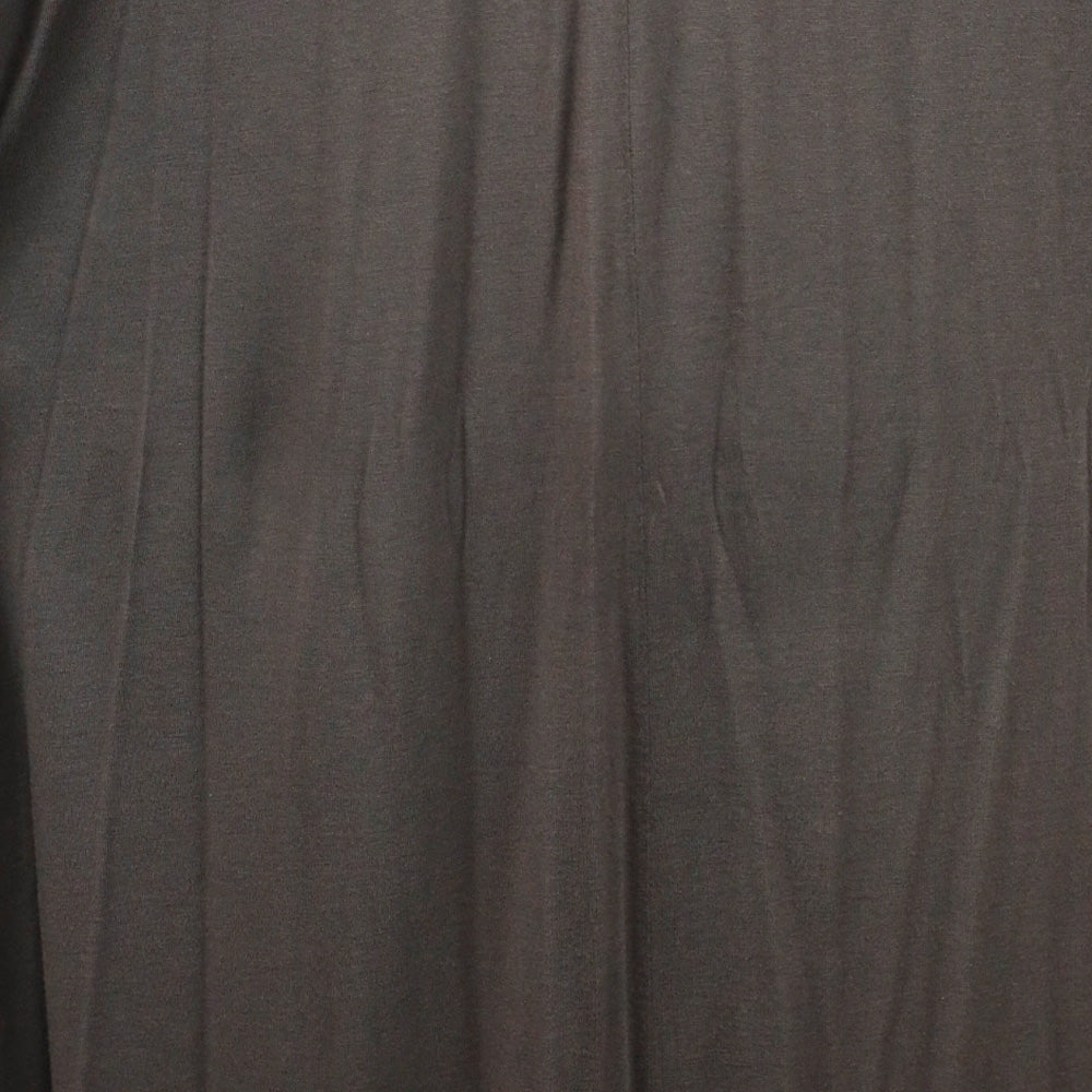 Rick Owens Island S/S 13 Brown V-Neck Batwing Caftan Dress
