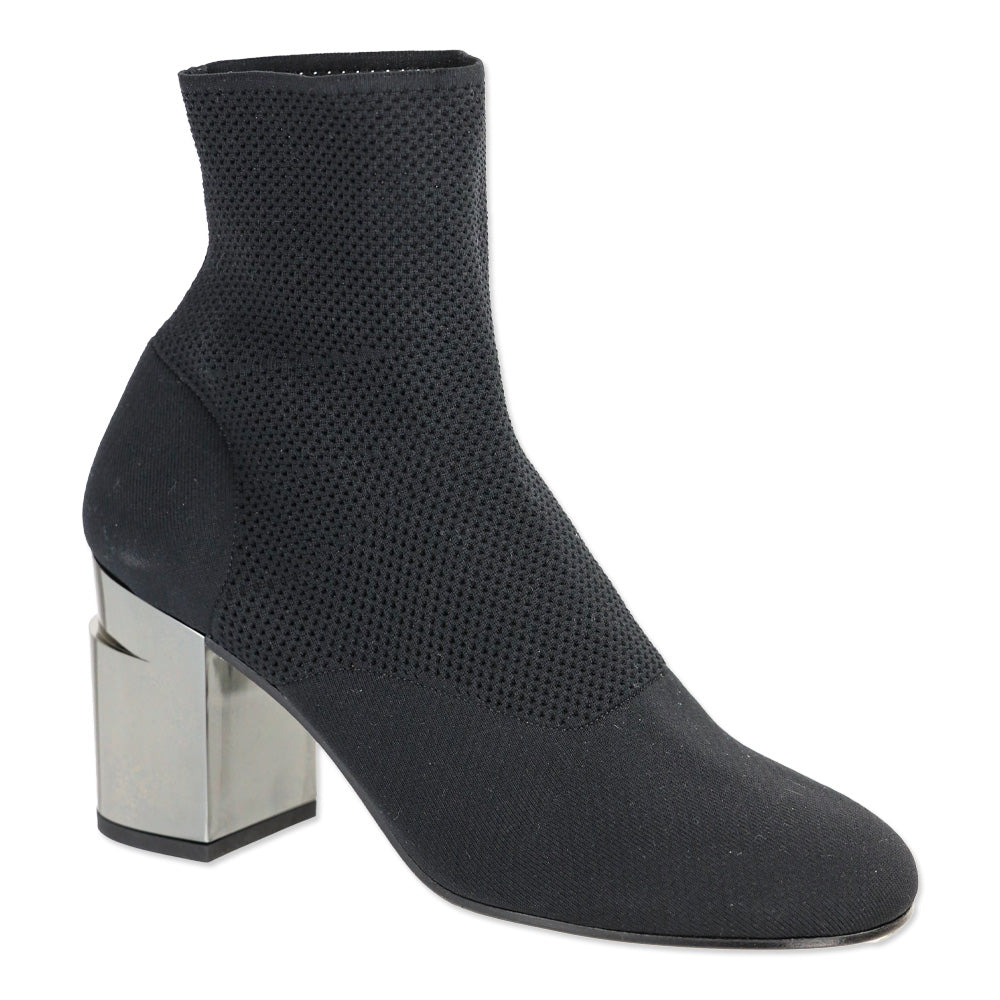 Robert Clergerie Paris Black Keane Stretch Sock Ankle Boot