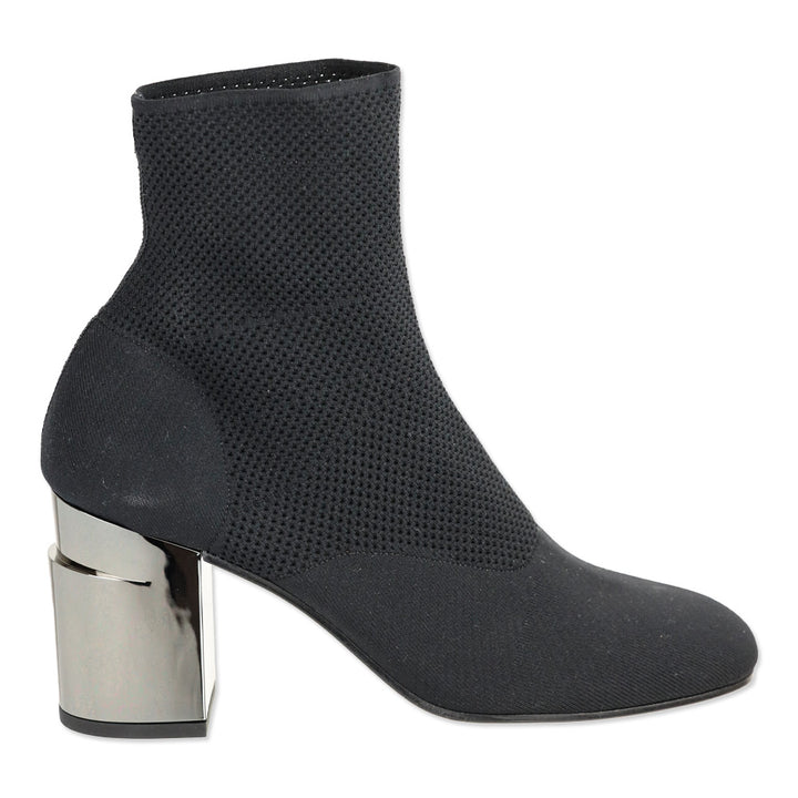 Robert Clergerie Paris Black Keane Stretch Sock Ankle Boot