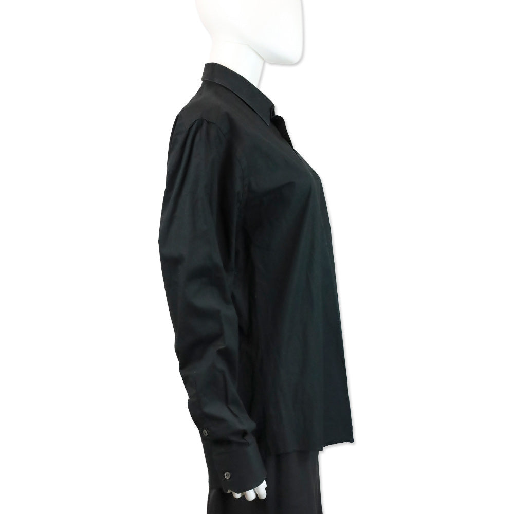 Roberto Cavalli Men's Black Button Up Shirt