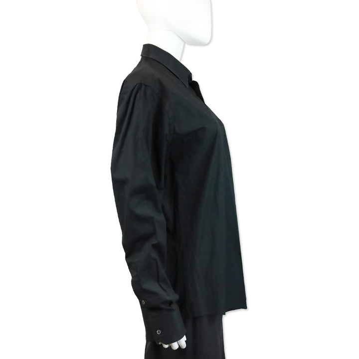 Roberto Cavalli Men's Black Button Up Shirt