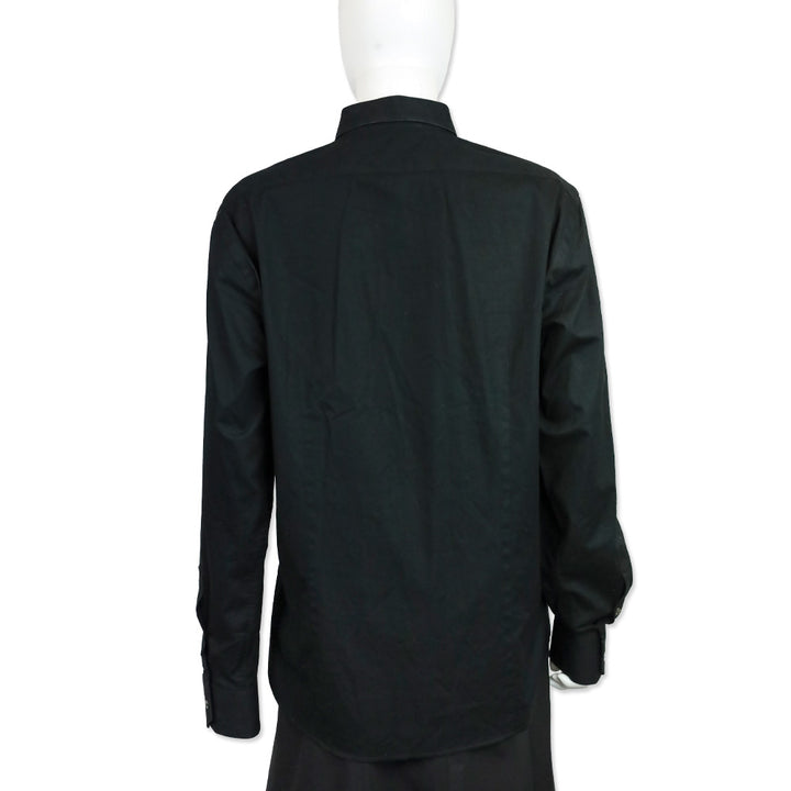 Roberto Cavalli Men's Black Button Up Shirt