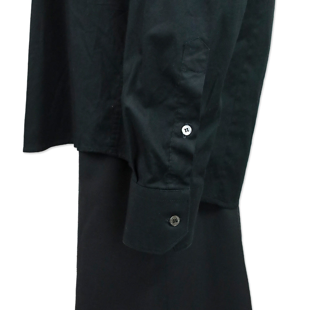 Roberto Cavalli Men's Black Button Up Shirt