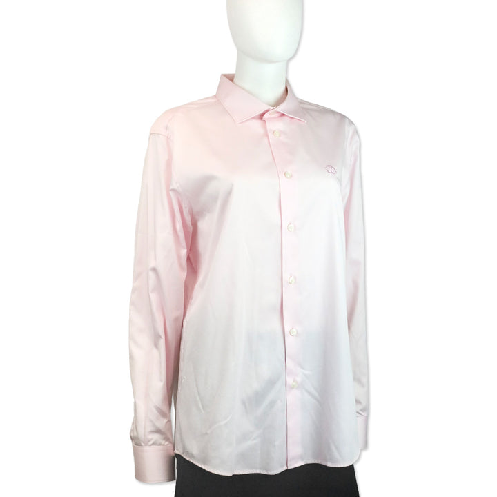 Roberto Cavalli Men's Pink Button Up Shirt