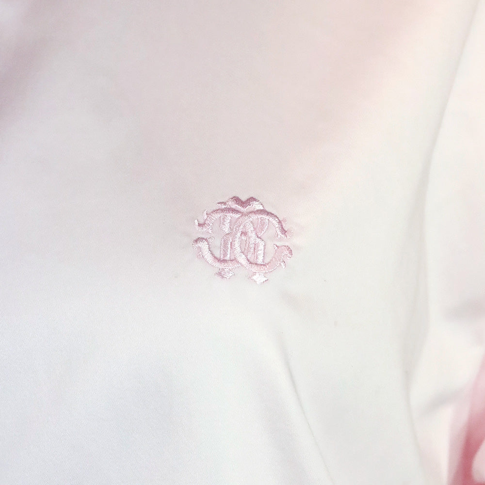 Roberto Cavalli Men's Pink Button Up Shirt