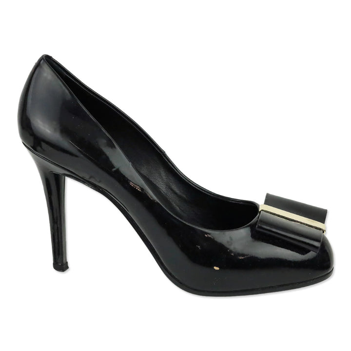 Roger Vivier Patent Leather Bow Pump