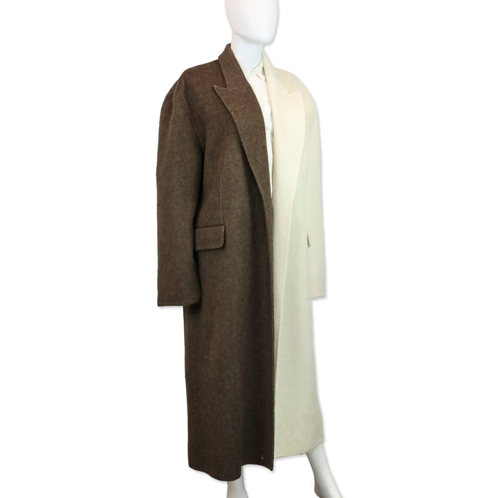 Ronny Kobo Chocolate Brown/Ivory Wendalin Coat