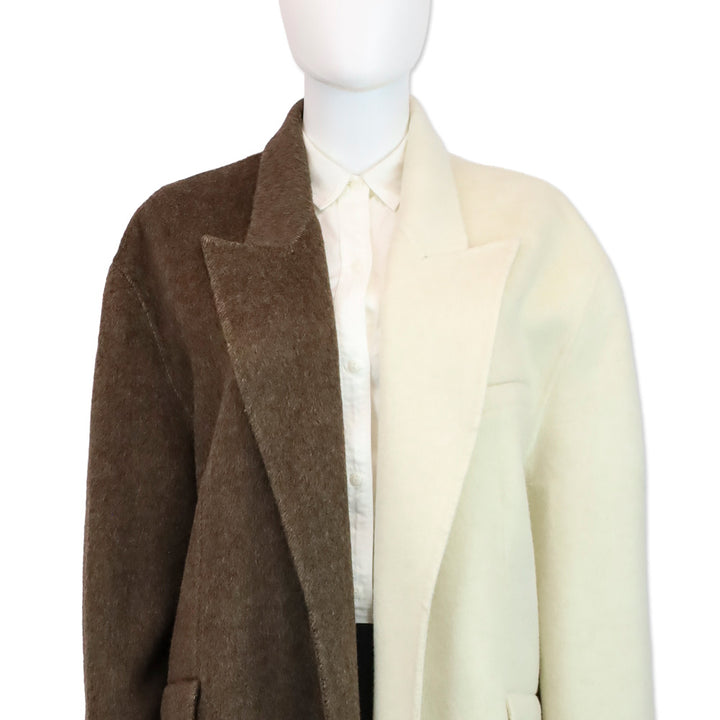 Ronny Kobo Chocolate Brown/Ivory Wendalin Coat