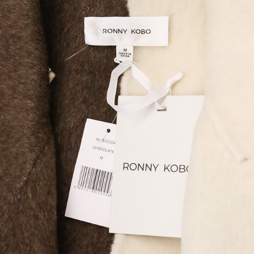 Ronny Kobo Chocolate Brown/Ivory Wendalin Coat