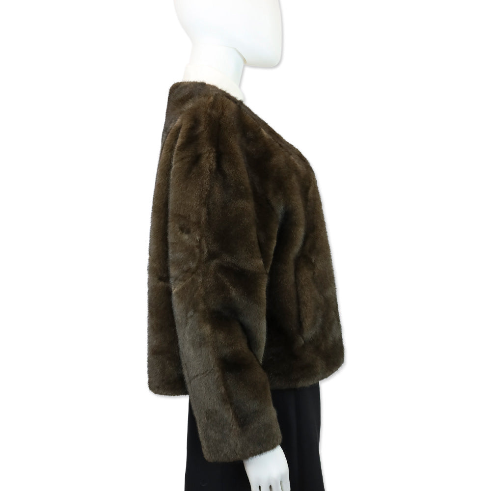 Royal Roland Brown Faux Fur Shawl