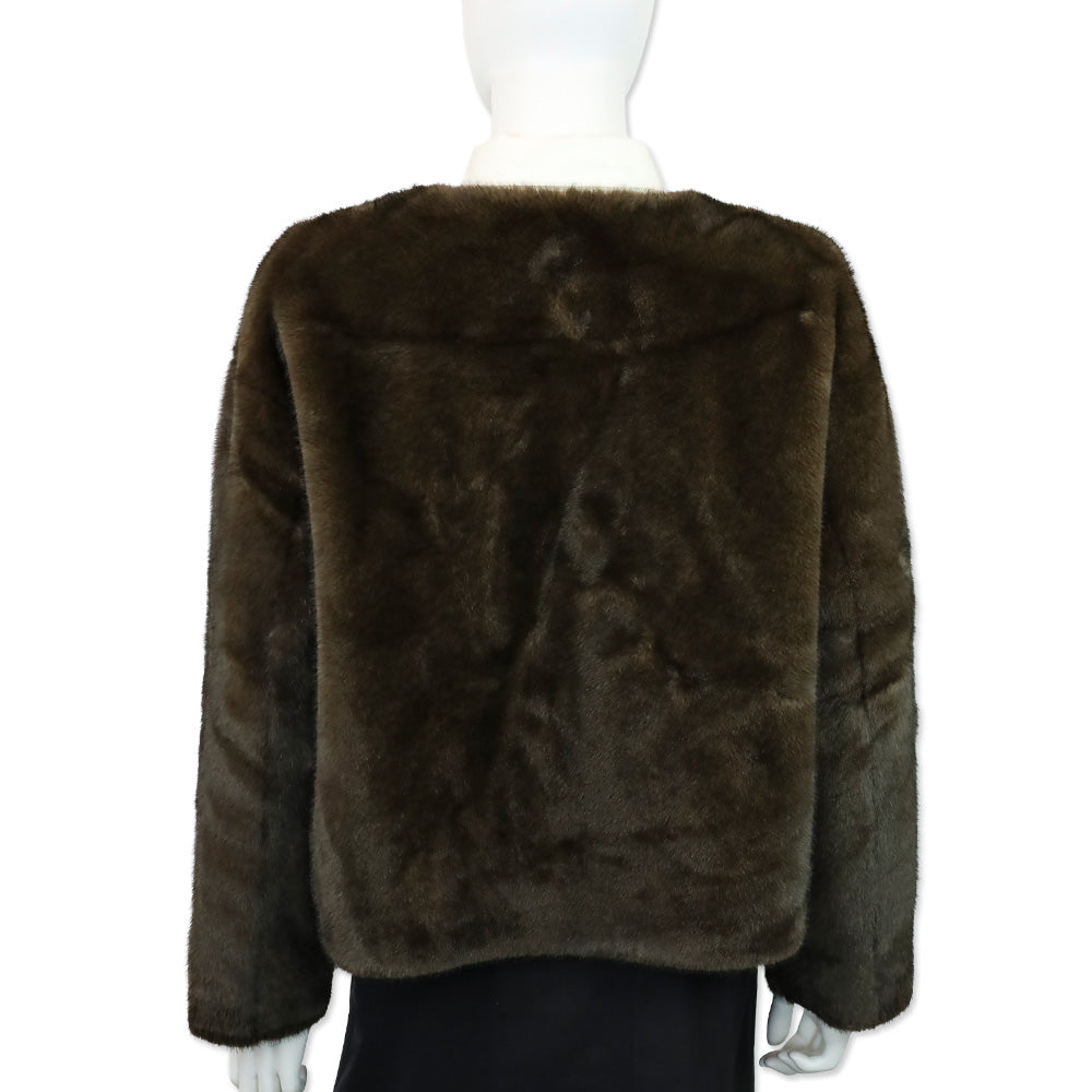 Royal Roland Brown Faux Fur Shawl