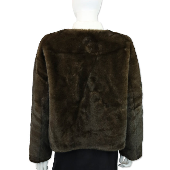 Royal Roland Brown Faux Fur Shawl