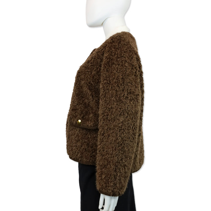 Royal Roland Brown Tweed Style Bouclé Jacket