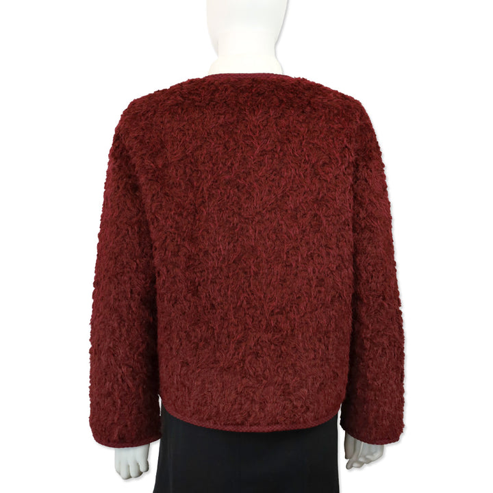 Royal Roland Red Tweed Style Bouclé Jacket