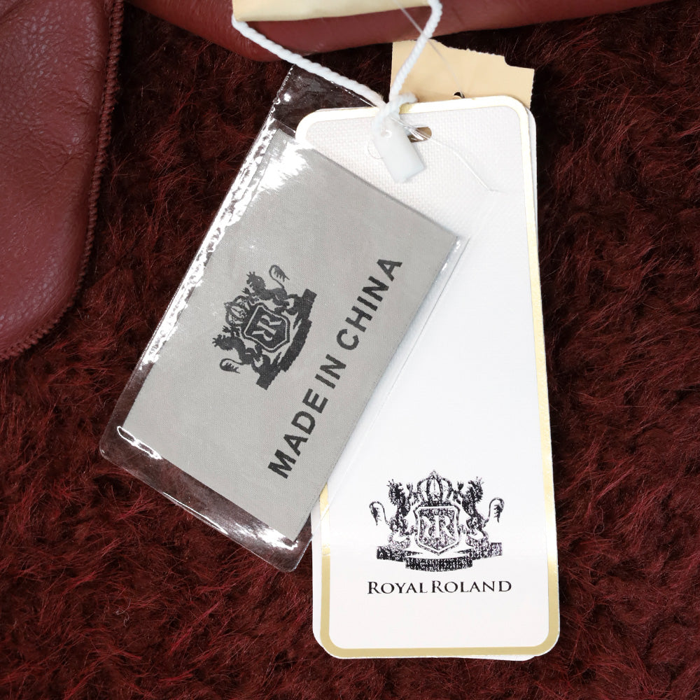 Royal Roland Red Tweed Style Bouclé Jacket