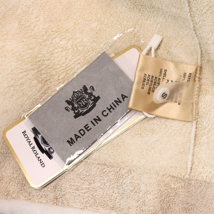 Royal Roland White Faux Fur Shawl