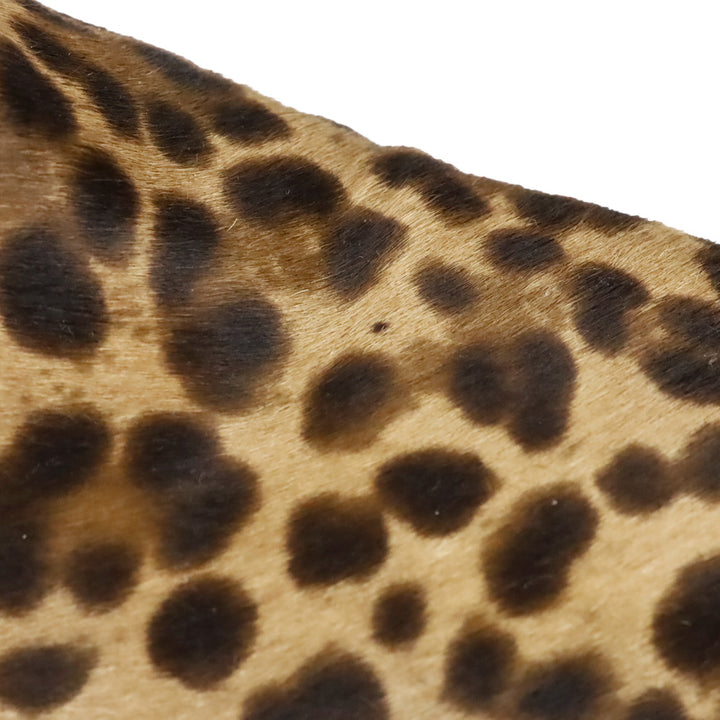 Rupert Sanderson Leopard Print Pony Hair Oscar Chelsea Boot
