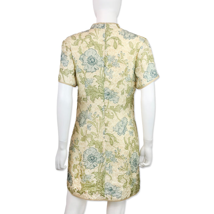 SIR. Florence Print Crushed Silk Maev Mini Dress