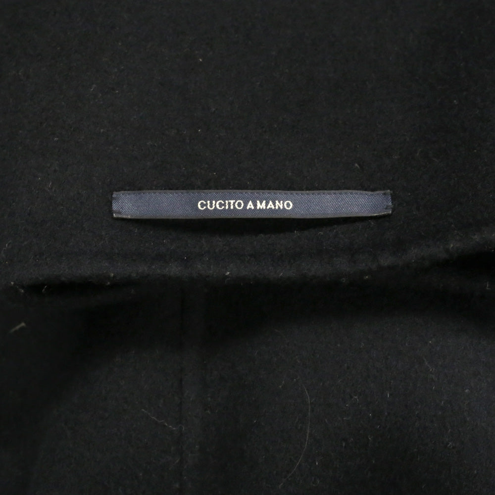 S' Max Mara Navy Wool/Angora Short Sleeve Coat