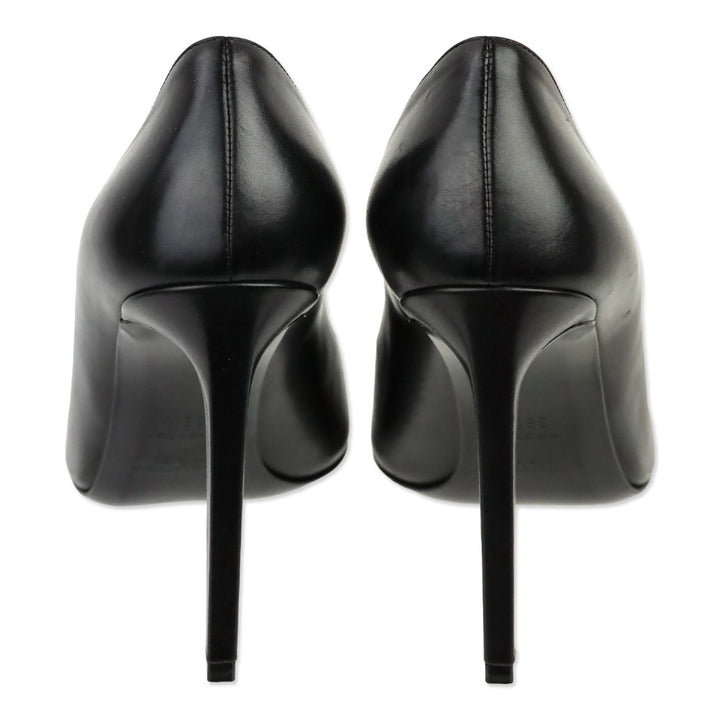 Saint Laurent Black Leather Paris 105 Pump