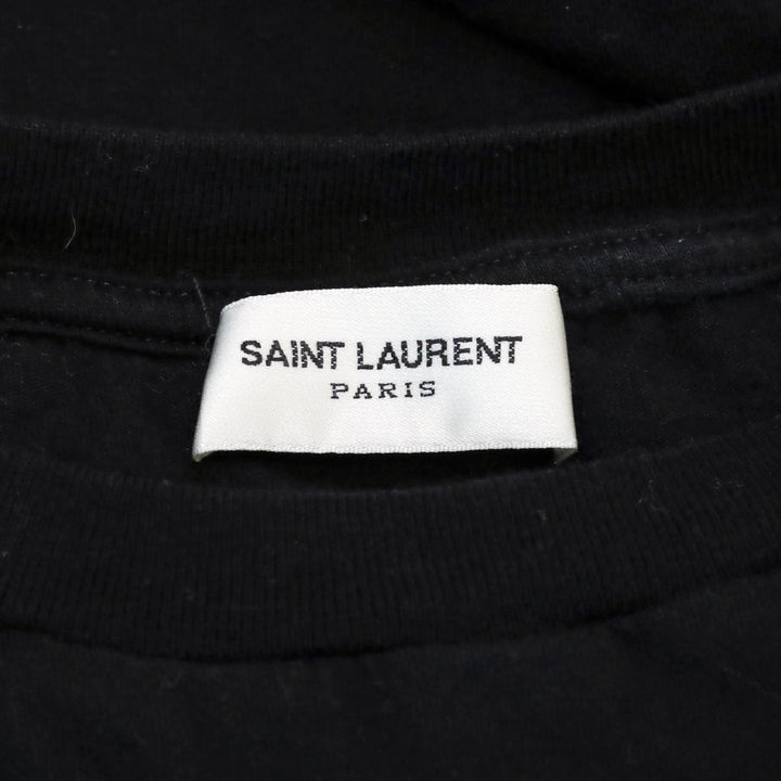 Saint Laurent Black No Smoking Crew Neck T-Shirt