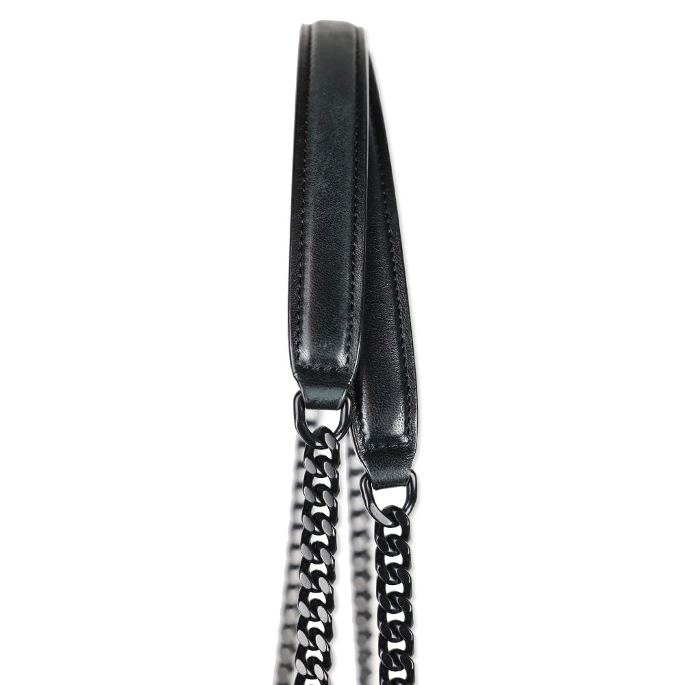 Saint Laurent Black Quilted Leather Lou Puffer Small Shoulder Bag