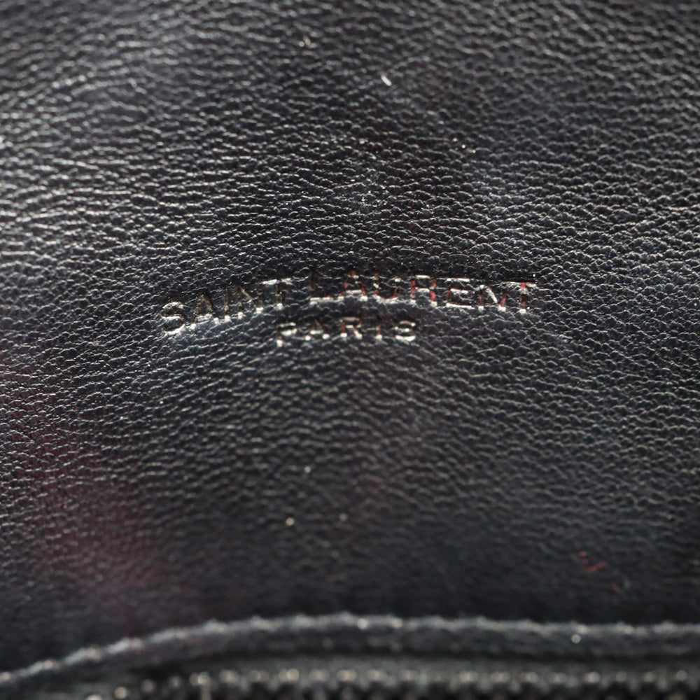 Saint Laurent Black Quilted Leather Lou Puffer Small Shoulder Bag