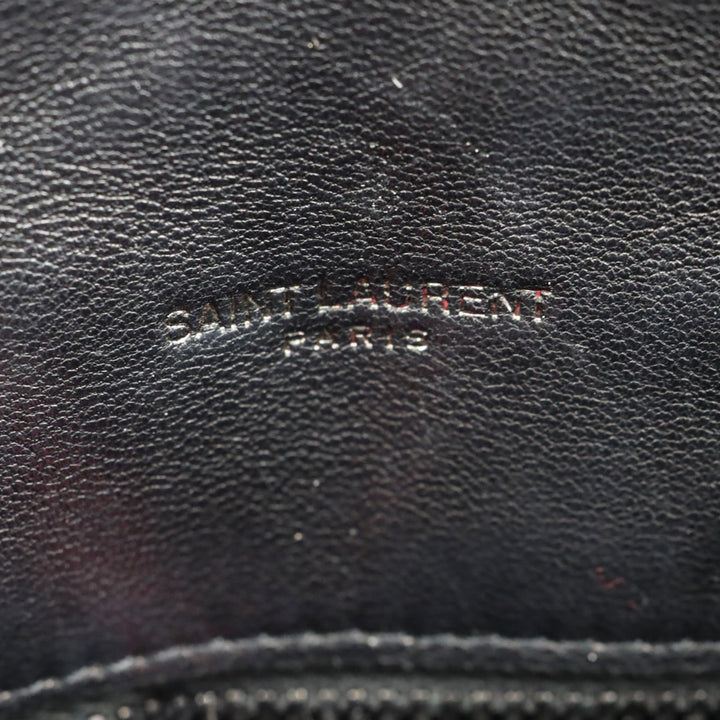 Saint Laurent Black Quilted Leather Lou Puffer Small Shoulder Bag