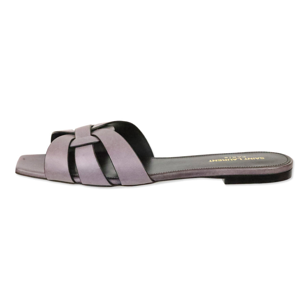 Saint Laurent Mauve Purple Nu Pieds 05 Slide Sandals