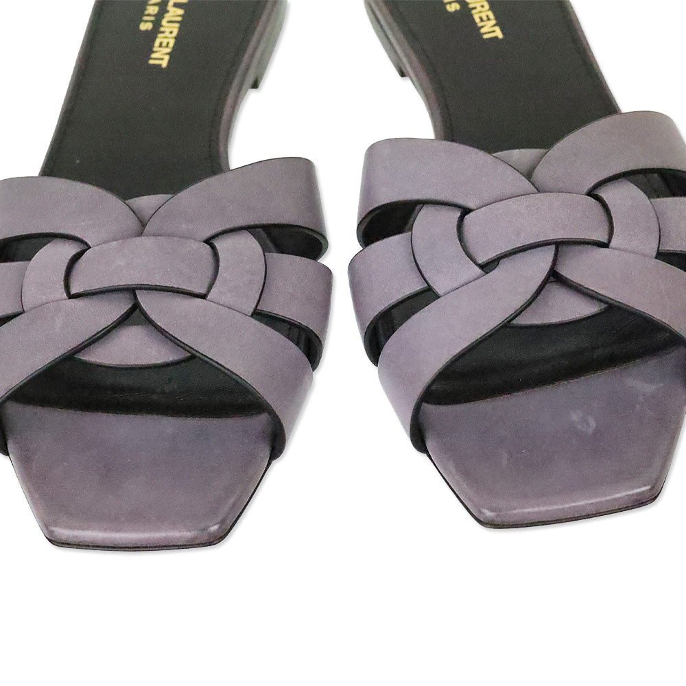 Saint Laurent Mauve Purple Nu Pieds 05 Slide Sandals