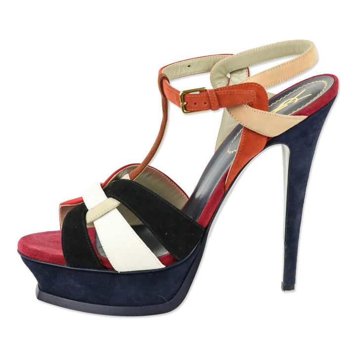 Saint Laurent Multi-colored Tribute 105 Platform Heels