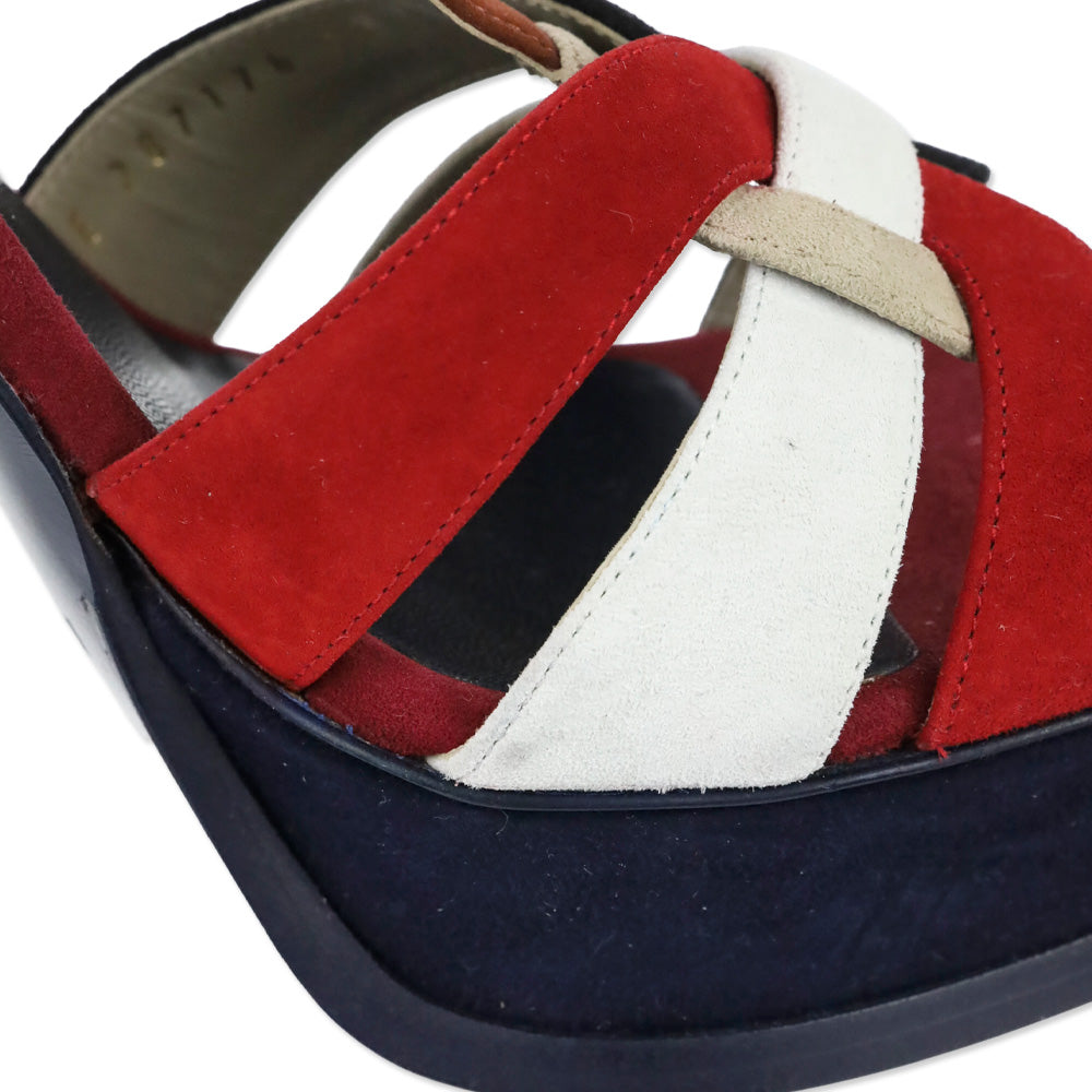 Saint Laurent Multi-colored Tribute 105 Platform Heels