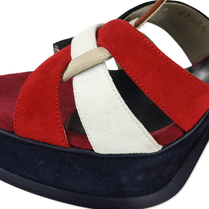 Saint Laurent Multi-colored Tribute 105 Platform Heels