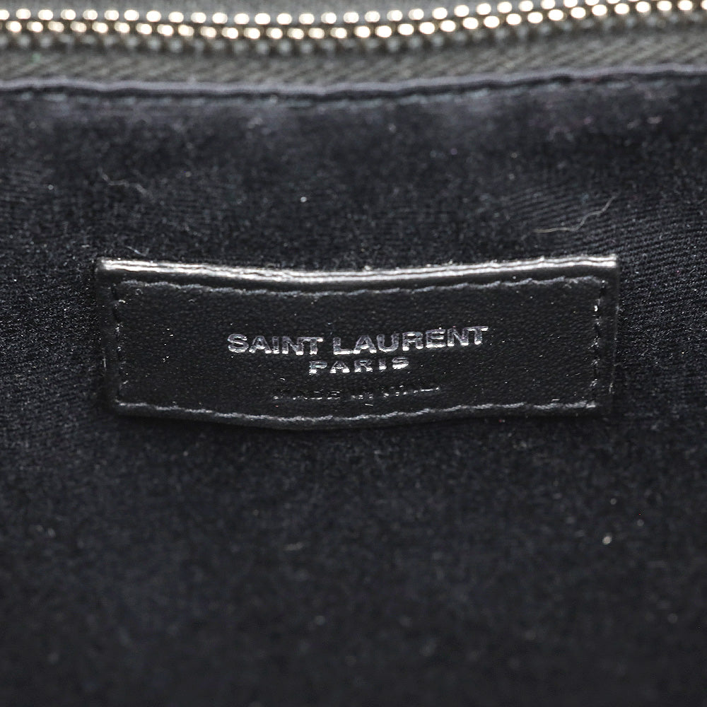 Saint Laurent Pink Boombox Print Teddy Drawstring Bag