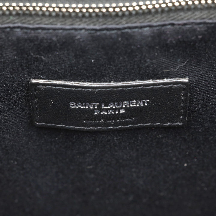 Saint Laurent Pink Boombox Print Teddy Drawstring Bag