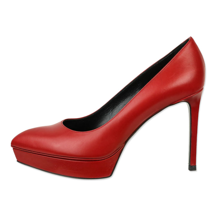 Saint Laurent Rouge Oriente Red Janis 80 Platform Pump