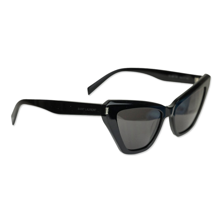Saint Laurent SL466 Black Cat-Eye Sunglasses