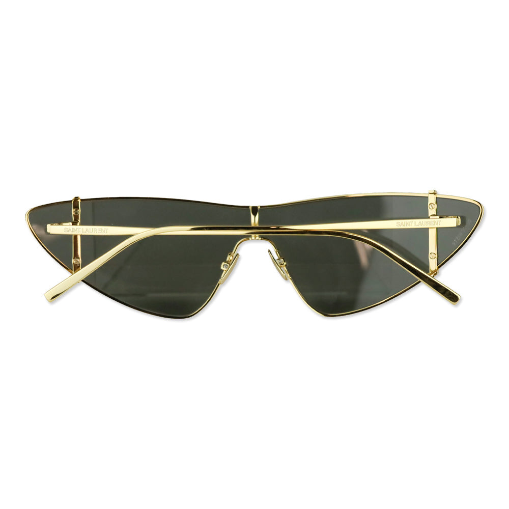 Saint Laurent SL 536 Gold Metal Frame Cat Eye Sunglasses