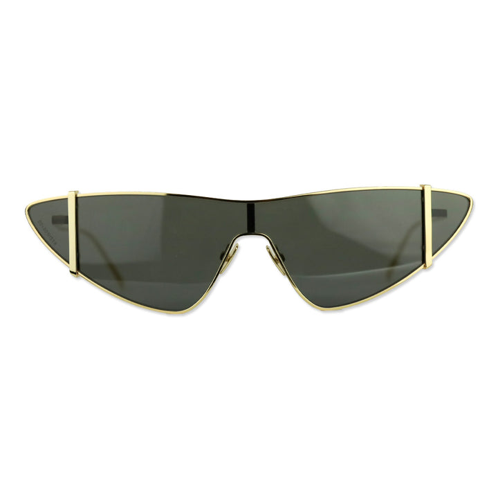 Saint Laurent SL 536 Gold Metal Frame Cat Eye Sunglasses