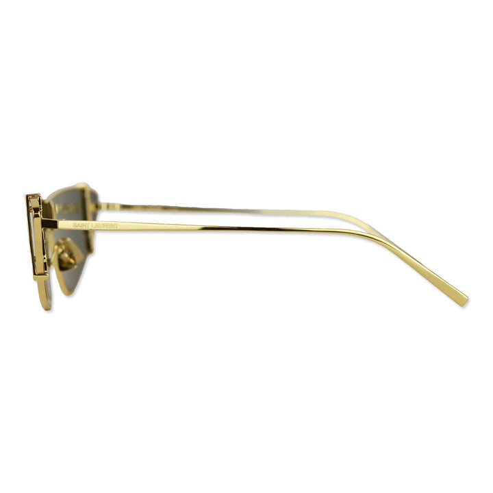 Saint Laurent SL 536 Gold Metal Frame Cat Eye Sunglasses