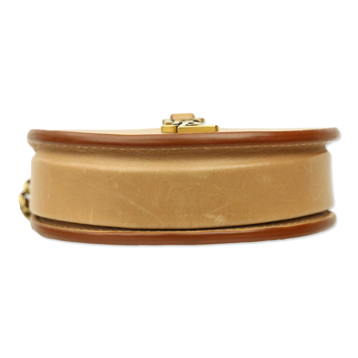 Saint Laurent Tan Leather Kaia Baby Kaia Micro Satchel