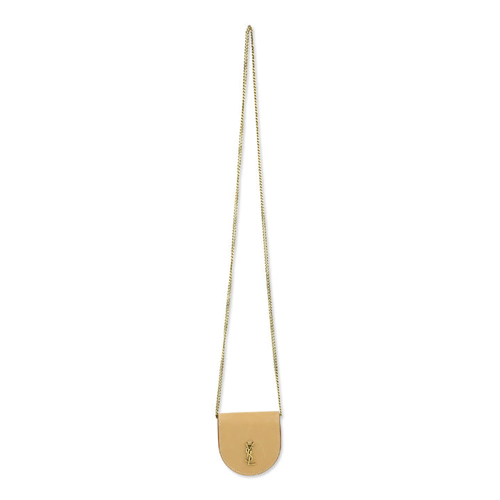 Saint Laurent Tan Leather Kaia Baby Kaia Micro Satchel
