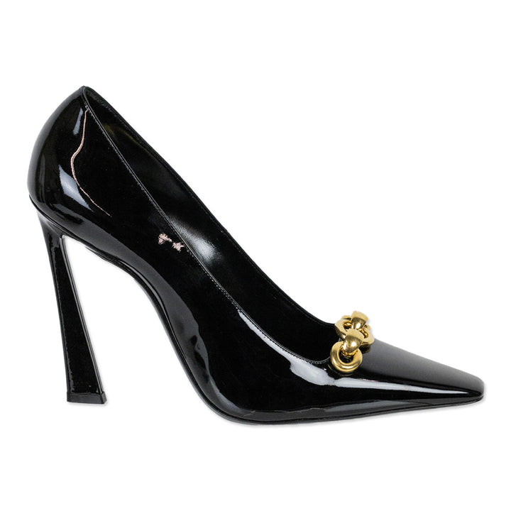 Saint Laurent Black Patent Leather Silvana 110 Pump