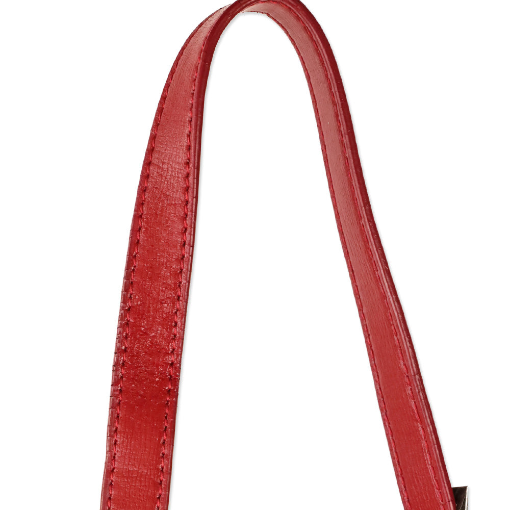 Saint Laurent Red Leather Bellechasse Medium Shoulder Bag
